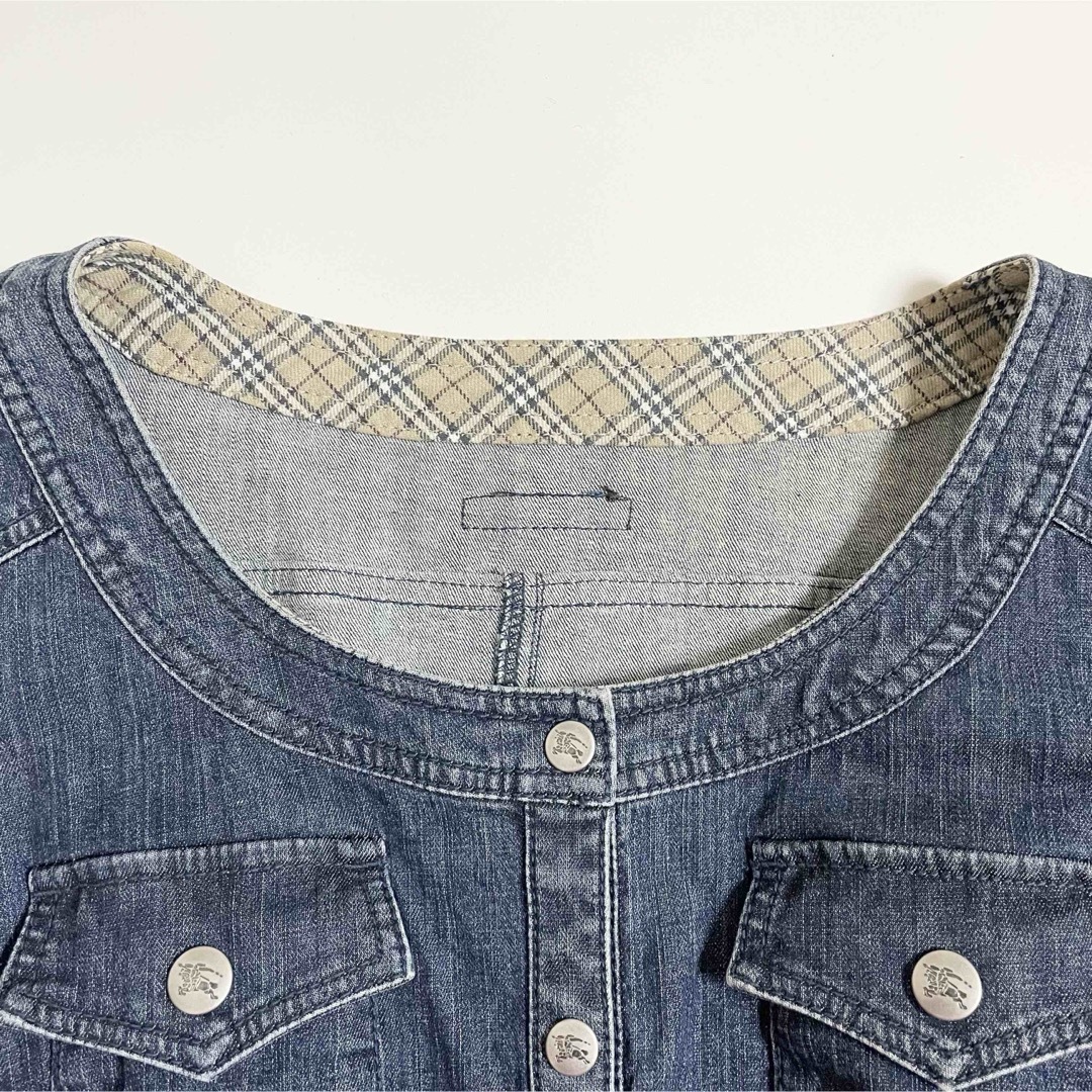 BURBERRY BLUE LABEL - バーバリー デニム チュニック BURBERRY BLUE LABEL - バーバリー デニム チュニック