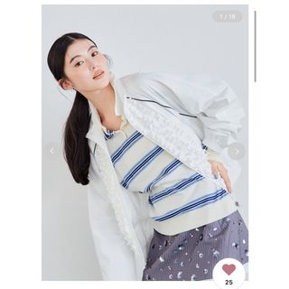Lily Brown - リリーブラウン フロントポケットクロップド Lily Brown - リリーブラウン フロントポケットクロップド