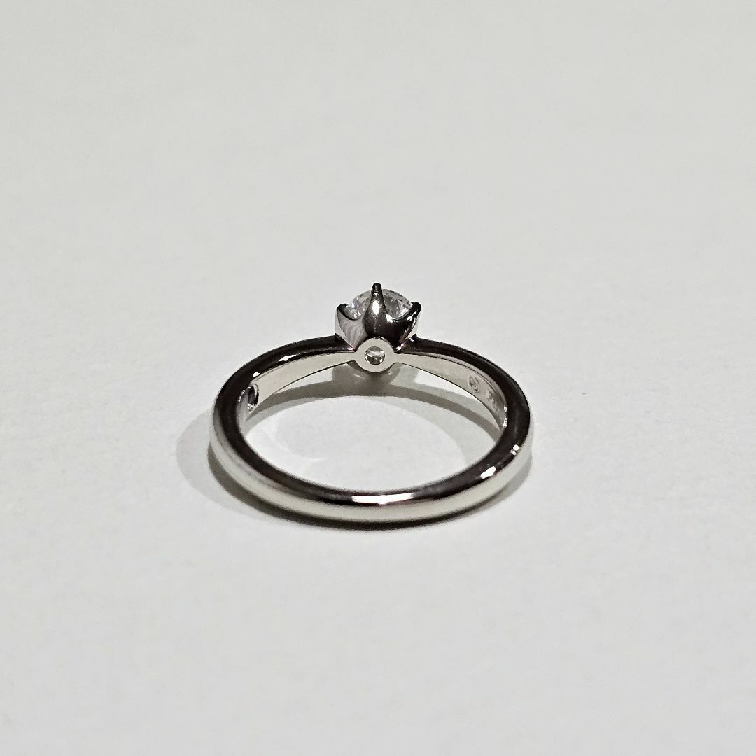 TASAKI - 1587 タサキダイヤリングPT1000プラチナ8号0.412ctの TASAKI - 1587 タサキダイヤリングPT1000プラチナ8号0.412ctの