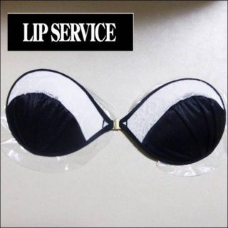 リップサービス(LIP SERVICE)の新品 LIPSERVICE リップサービス ヌーブラ レース ホワイト　(ヌーブラ)