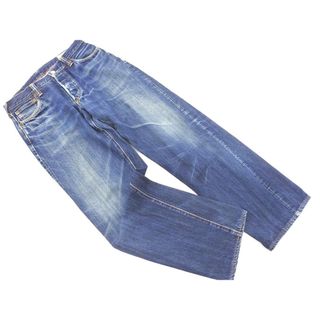 EVISU - サイズ33 虎耳 2001 戎 白カモメ NO2 エヴィス エビスの EVISU - サイズ33 虎耳 2001 戎 白カモメ NO2 エヴィス エビスの