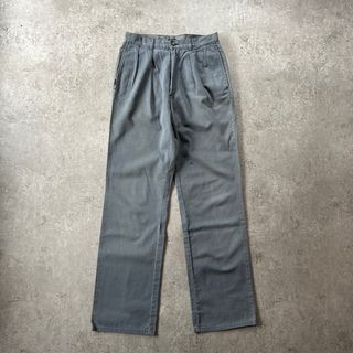 ラルフローレン(Ralph Lauren)の80s ラルフローレン チノパン USA製 グレー 29W相当 タック入り(チノパン)