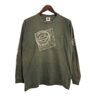 Harley Davidson(Tシャツ/カットソー(七分/長袖))のフリマ Harley Davidson(Tシャツ/カットソー(七分/長袖))のフリマ