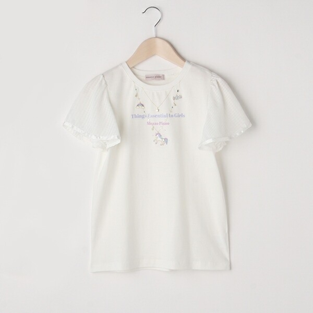 mezzo piano junior(メゾピアノジュニア)のメゾピアノジュニア　Tシャツ キッズ/ベビー/マタニティのキッズ服女の子用(90cm~)(Tシャツ/カットソー)の商品写真