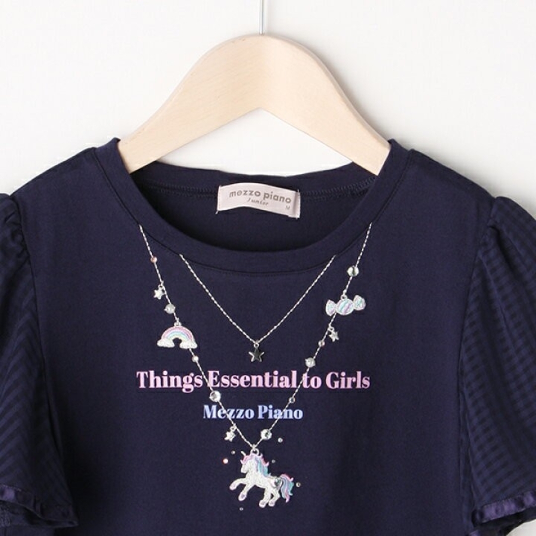 mezzo piano junior(メゾピアノジュニア)のメゾピアノジュニア　Tシャツ キッズ/ベビー/マタニティのキッズ服女の子用(90cm~)(Tシャツ/カットソー)の商品写真