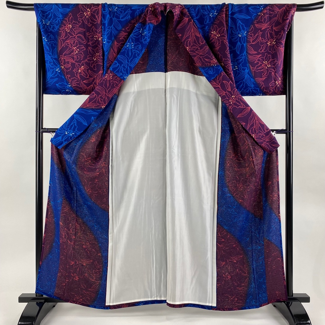 小紋 身丈160.5cm 裄丈69cm 正絹 美品 逸品 【中古】の通販 by 小紋 身丈160.5cm 裄丈69cm 正絹 美品 逸品 【中古】の通販 by