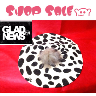 グラッドニュース(GLAD NEWS)の本日特別価格♡ダルメシアン ベレー帽(ハンチング/ベレー帽)