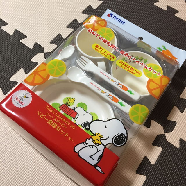 SNOOPY(スヌーピー)のHoney☆様 専用 キッズ/ベビー/マタニティの授乳/お食事用品(離乳食器セット)の商品写真