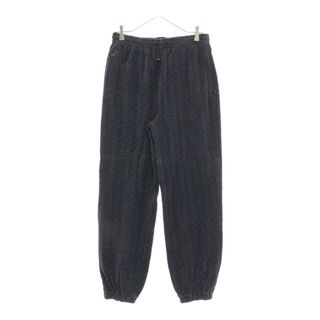 アレキサンダーワン(Alexander Wang)のALEXANDER WANG アレキサンダーワン Velour Track Pants コットン ベロア モノグラム 総柄 トラックパンツ ネイビー UCC3224050(その他)