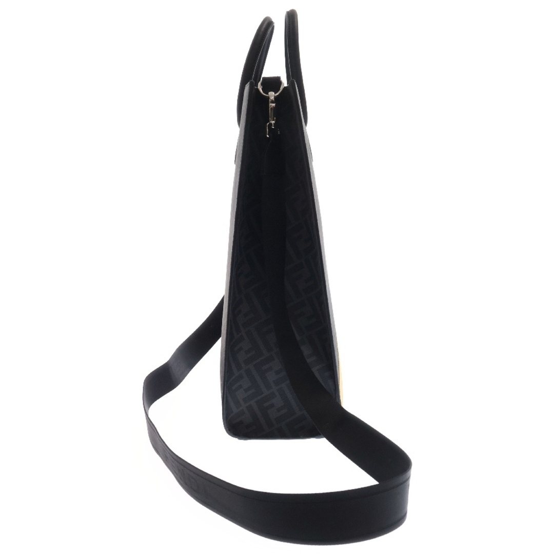 FENDI - FENDI フェンディ ズッカ総柄2wayハンドバッグ グレー FENDI - FENDI フェンディ ズッカ総柄2wayハンドバッグ グレー