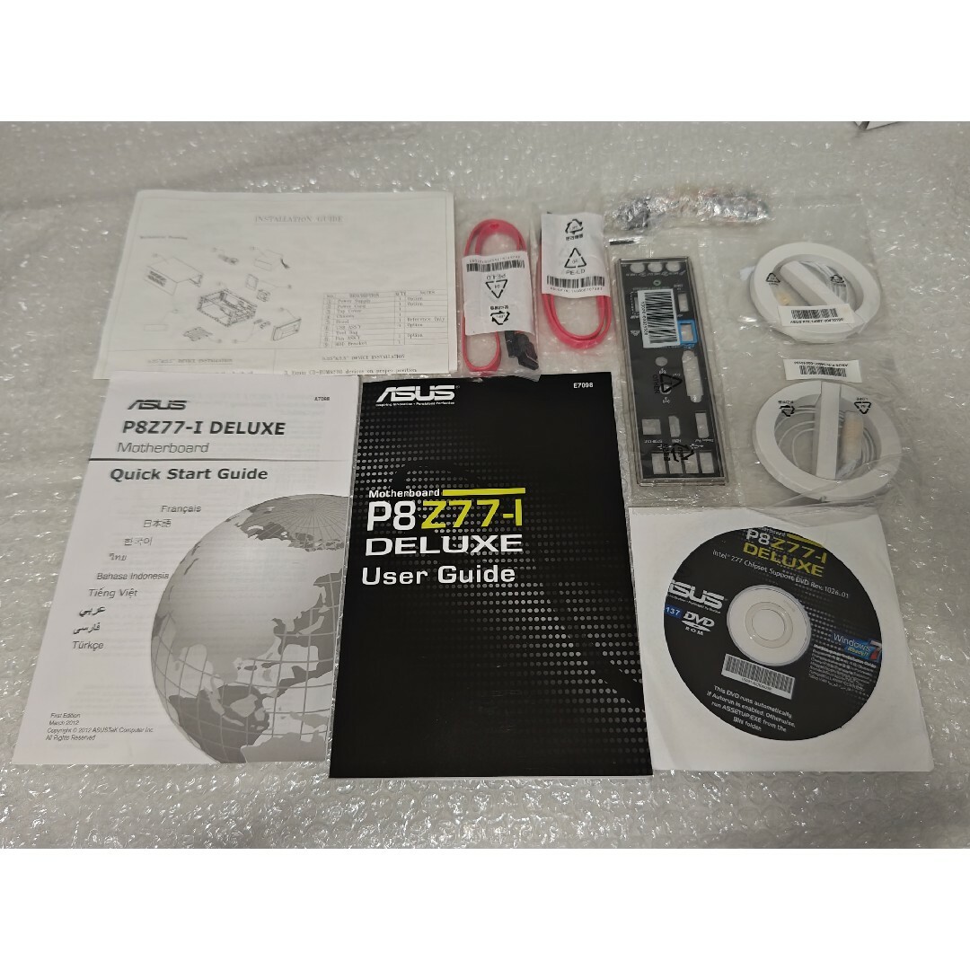 美品 ASUS P8Z77-I DELUXE Z77 最新BIOS更新済みの通販 by TETU 美品 ASUS P8Z77-I DELUXE Z77 最新BIOS更新済みの通販 by TETU