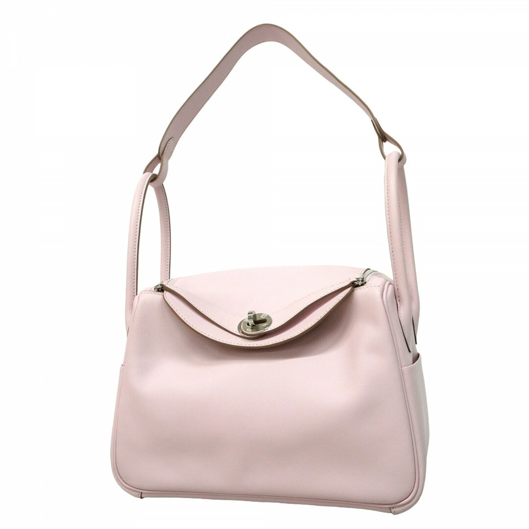 HERMES - ★SALE【5cf6776】エルメス ハンドバッグ リンディ26ヴェルソ スイフト モーヴペール/ゴールド シルバー金具 U刻印【中古】レディース