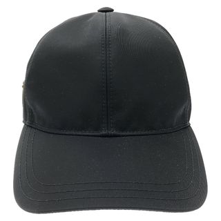 PRADA - プラダ キャップ ブラック NERO 1HC179 美品 ベース PRADA - プラダ キャップ ブラック NERO 1HC179 美品 ベース