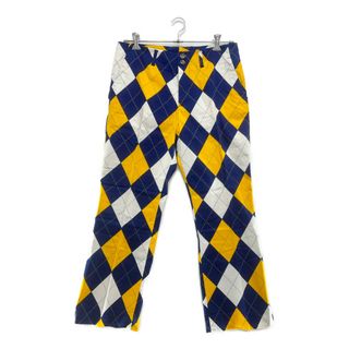ラウドマウス(Loudmouth)のcoco 中古 ラウドマウス LOUDMOUTH メンズ パンツ 34インチ 紺×黄 アーガイル柄(ウエア)