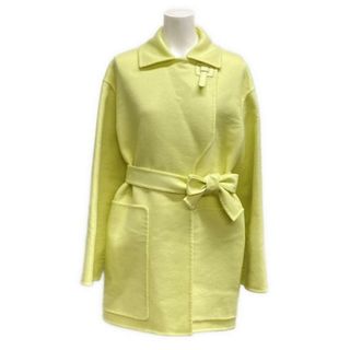 エルメス(HERMES)のHERMES(エルメス) コート サイズ36 S レディース - 2H0129DA ライトイエロー 長袖/カシミヤ/秋/冬 カシミヤ(その他)