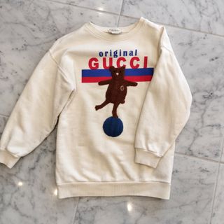 グッチ(GUCCI)のGUCCI グッチ 6 くまちゃんロゴトレーナー(Tシャツ/カットソー)