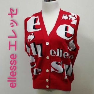グランドセール 漫画 ellesse - ellesse エレッセ GOLF ベスト sizeM/黄 ベスト