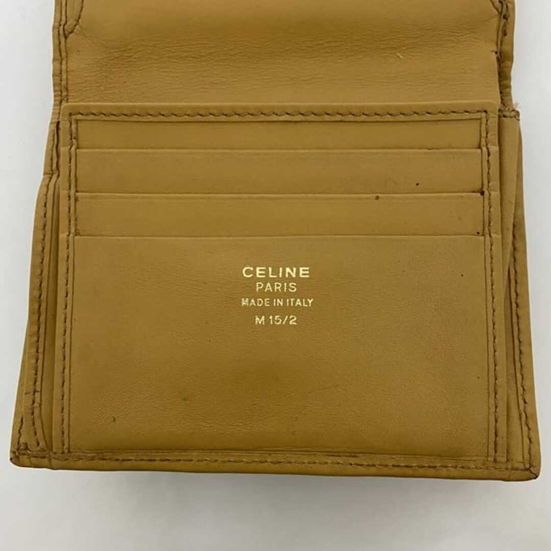 CELINE - セリーヌ 二つ折り がま口 財布 ec-22717 ブラウン CELINE - セリーヌ 二つ折り がま口 財布 ec-22717 ブラウン