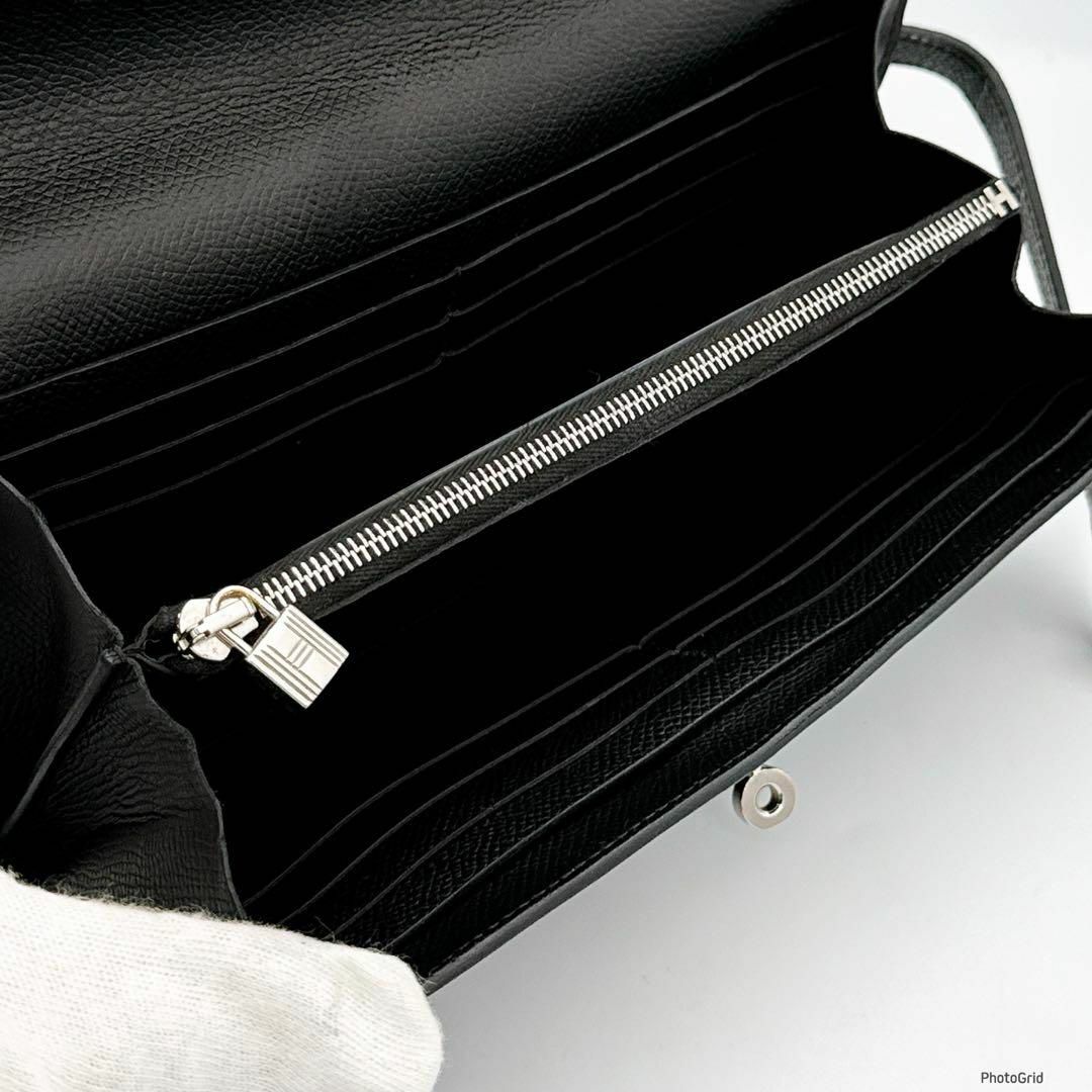 HERMES - 超極美品❣️エルメス✨ケリーウォレット✨ブラック HERMES - 超極美品❣️エルメス✨ケリーウォレット✨ブラック