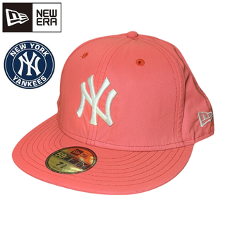 ニューエラ(NEW ERA)のNEW ERA ピンク NY ヤンキース キャップ 59FIFTY(キャップ)