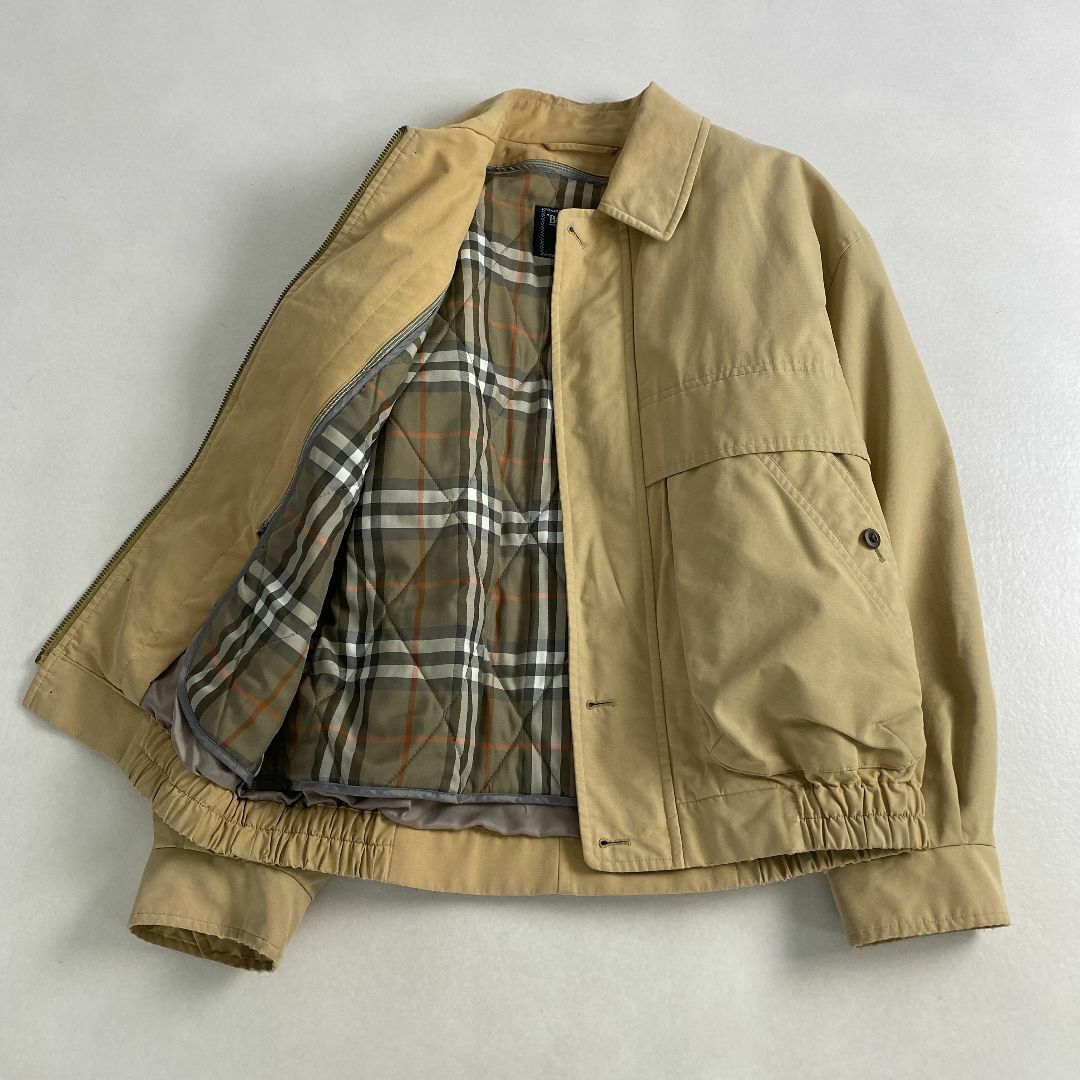 BURBERRY - バーバリー　ブルゾン　ノバチェック　ライナー付き　ベージュ　M　バーバリーズ