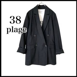 Plage - plage 【R'IAM】AIR ジャケット 38 黒の通販 by わらじ Plage - plage 【R'IAM】AIR ジャケット 38 黒の通販 by わらじ