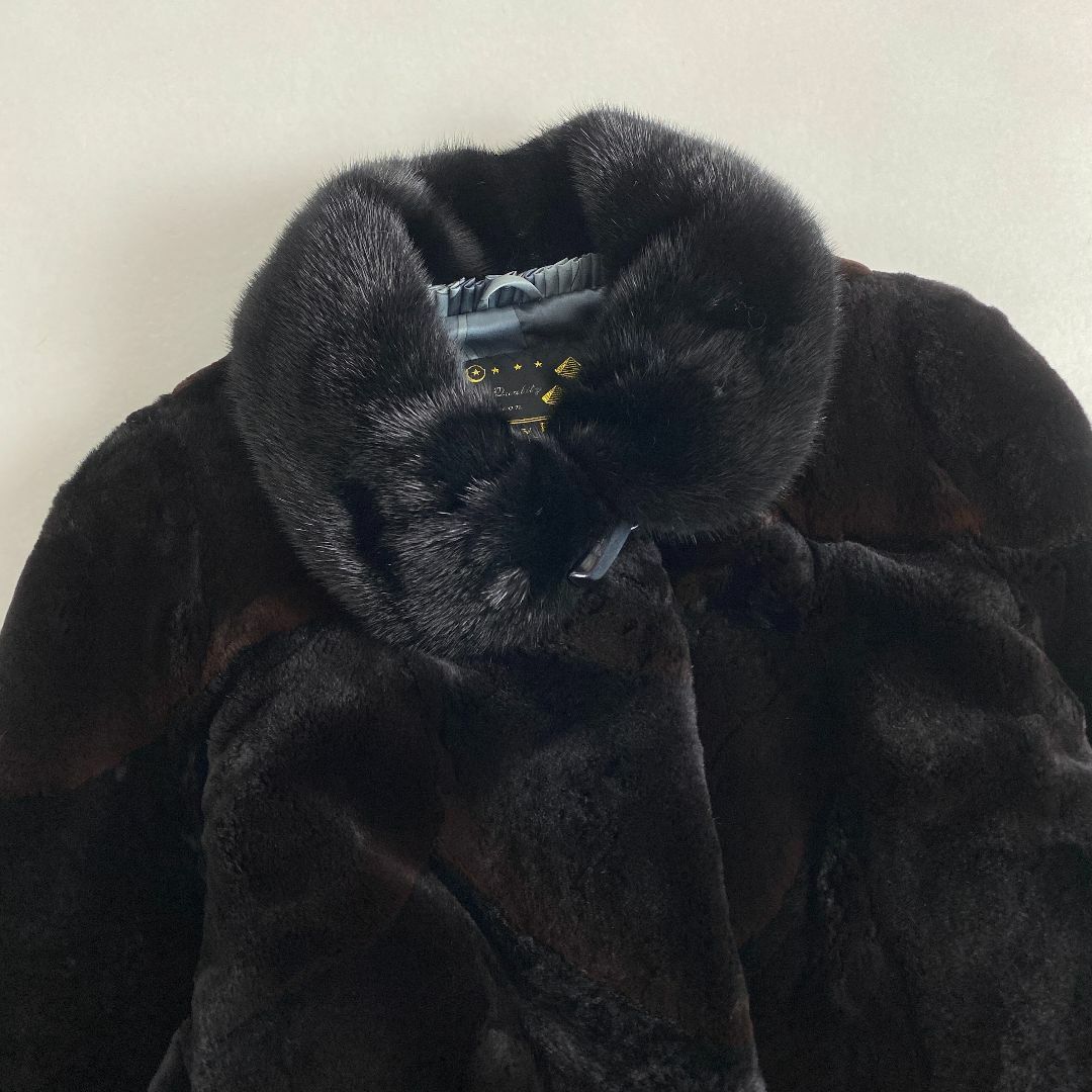 サガミンク 毛皮コート SAGA MINK Superb Quality 裏地柄