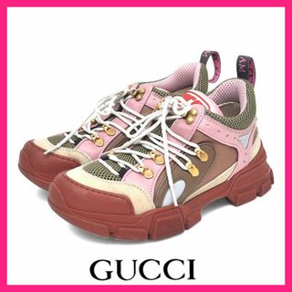 GUCCI - グッチ レディース GGスニーカー ピンク 700775 24cm GUCCI - グッチ レディース GGスニーカー ピンク 700775 24cm