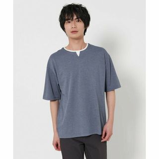 アデイインザライフ(a day in the life)の【ROYAL】メランジ フェイクレイヤード キーネックカットソー<A DAY IN THE LIFE>(その他)