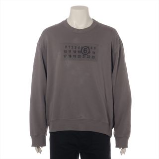 美品 メゾン マルジェラ MM6 スウェット グレー L トップス トレーナー ファッション 洋服 メンズ MMM BT30-32(スウェット)