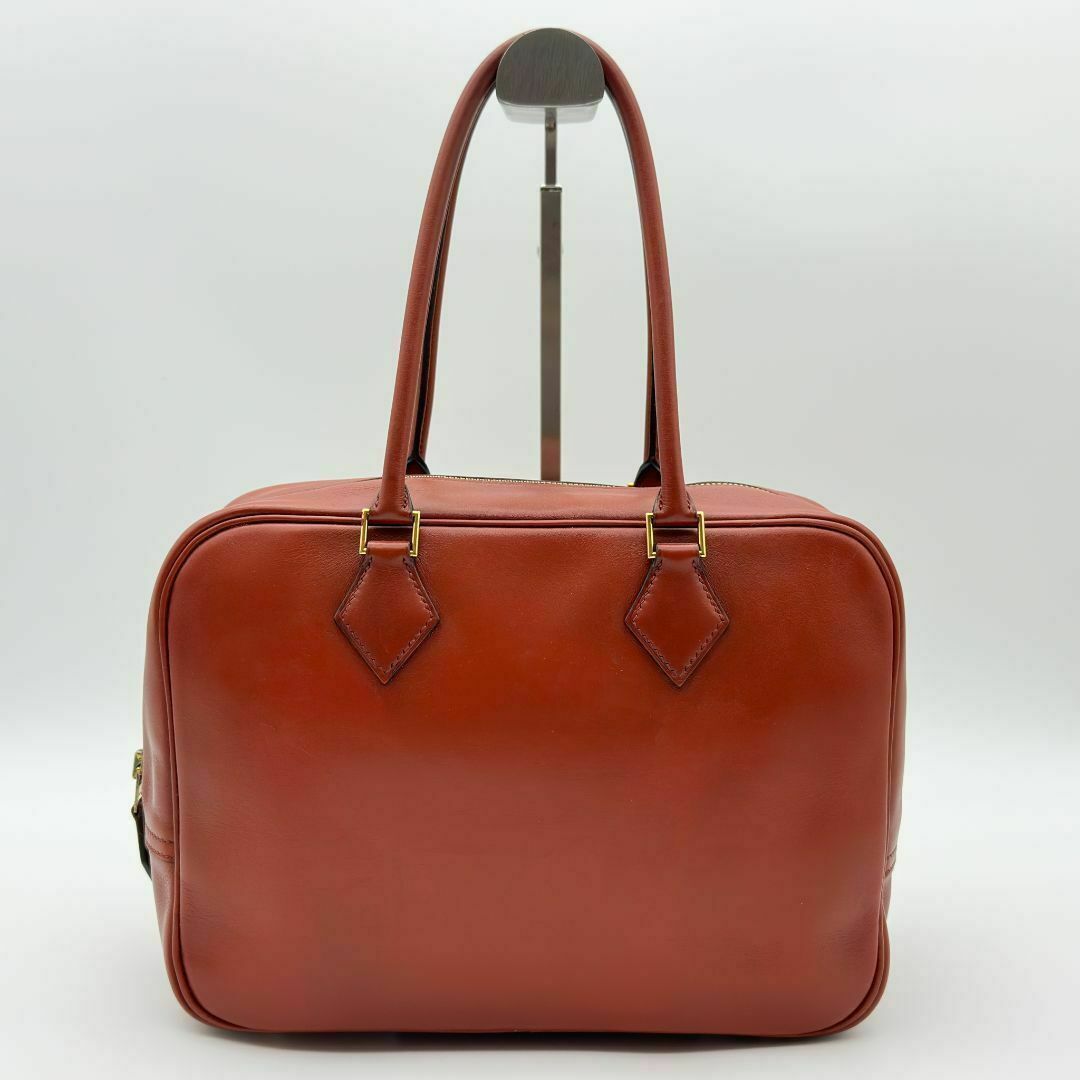HERMES - 【美品】HERMES エルメス プリュム ハンドバッグ 赤 HERMES - 【美品】HERMES エルメス プリュム ハンドバッグ 赤