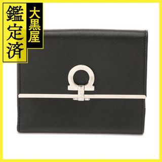 FERRAGAMO - Salvatore Ferragamo 二つ折り財布 レザー イエロー FERRAGAMO - Salvatore Ferragamo 二つ折り財布 レザー イエロー