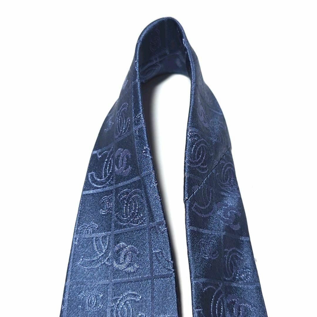 CHANEL - 美品 シャネル ネクタイ デカロゴ ココマーク 金 CHANEL - 美品 シャネル ネクタイ デカロゴ ココマーク 金