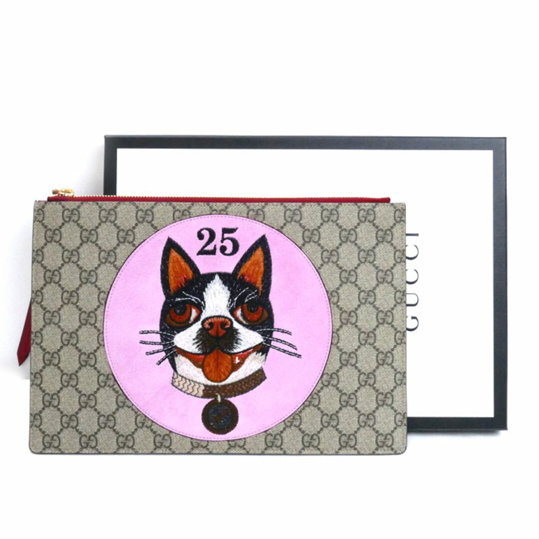 GUCCI - GUCCI グッチ BOSCO クラッチ クラッチバッグ ベージュ GUCCI - GUCCI グッチ BOSCO クラッチ クラッチバッグ ベージュ