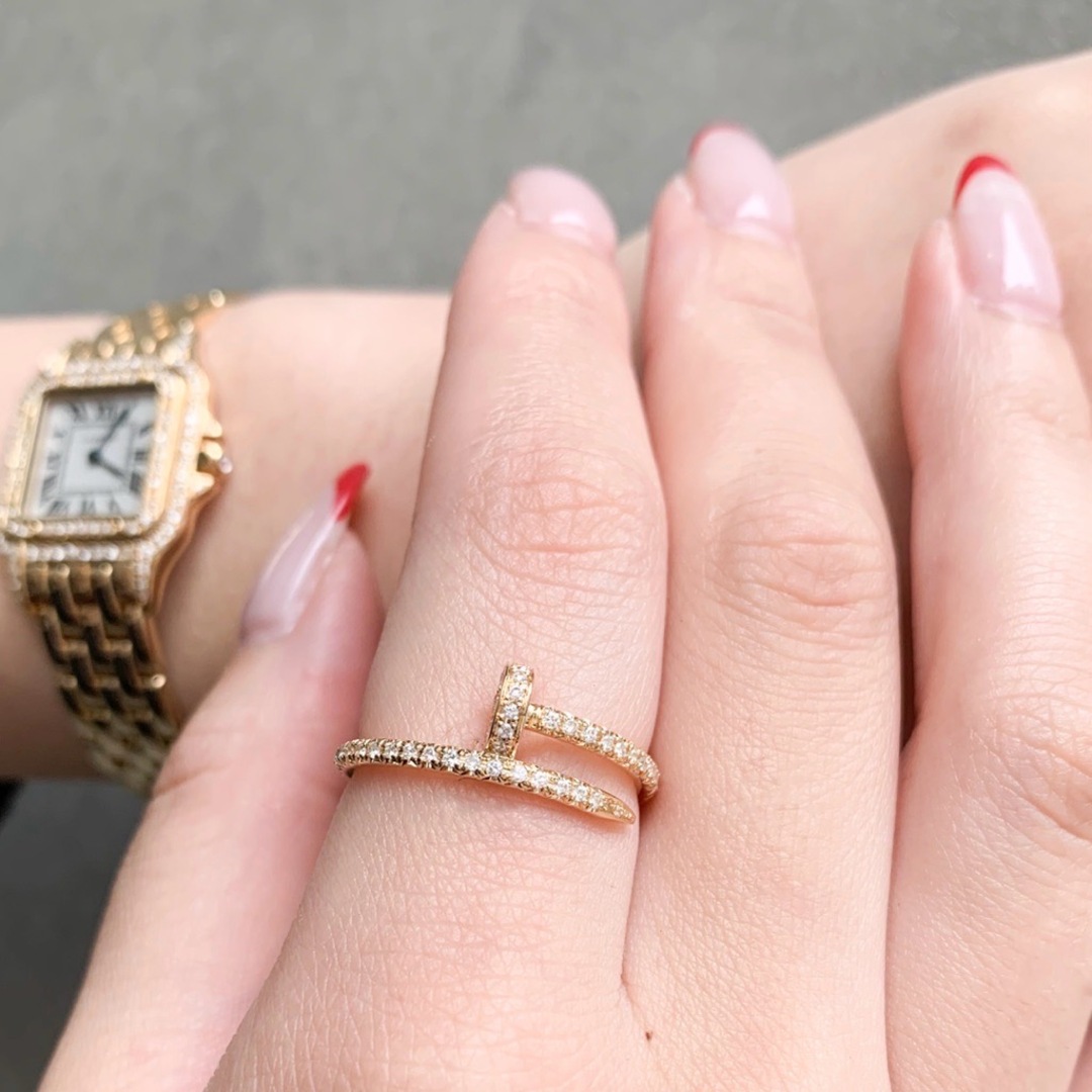 Cartier - 【保証書付】カルティエ ジュストアンクル リング 7号 Cartier - 【保証書付】カルティエ ジュストアンクル リング 7号