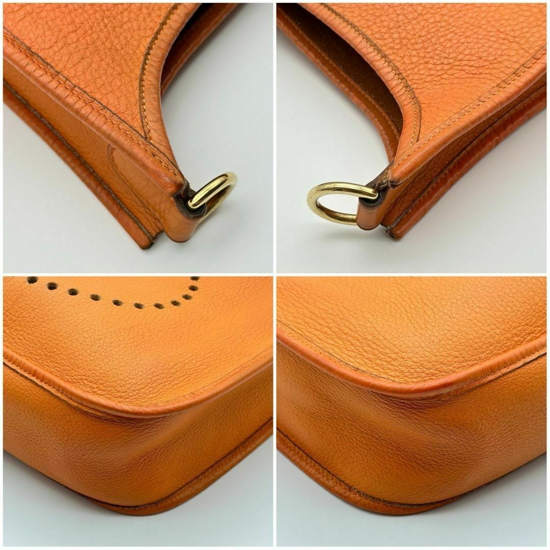 HERMES - 【美品】HERMES エルメス エヴリン GM オレンジ HERMES - 【美品】HERMES エルメス エヴリン GM オレンジ