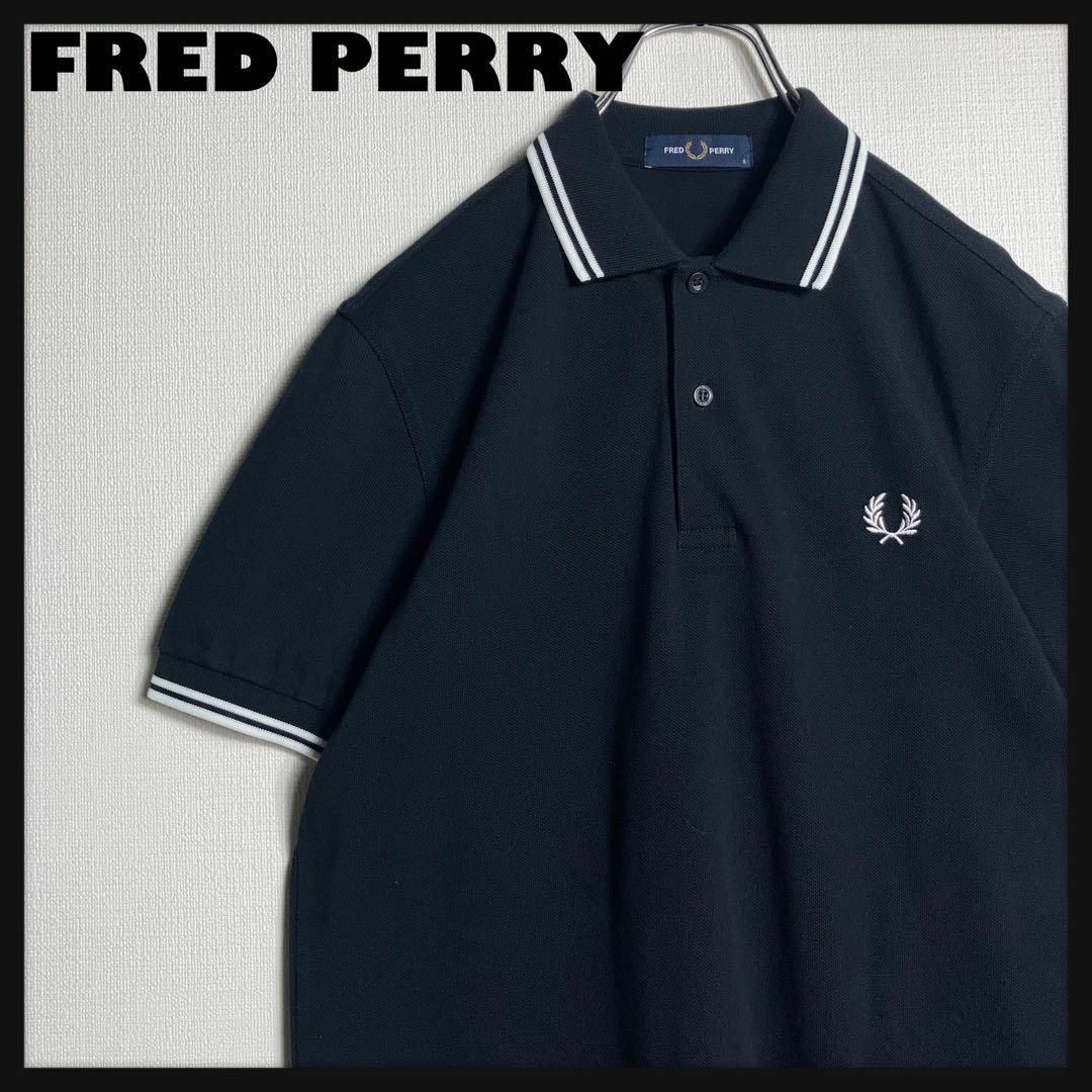 FRED PERRY - 【極美品】FRED PERRY ポロシャツ 刺繍ロゴ 人気 FRED PERRY - 【極美品】FRED PERRY ポロシャツ 刺繍ロゴ 人気