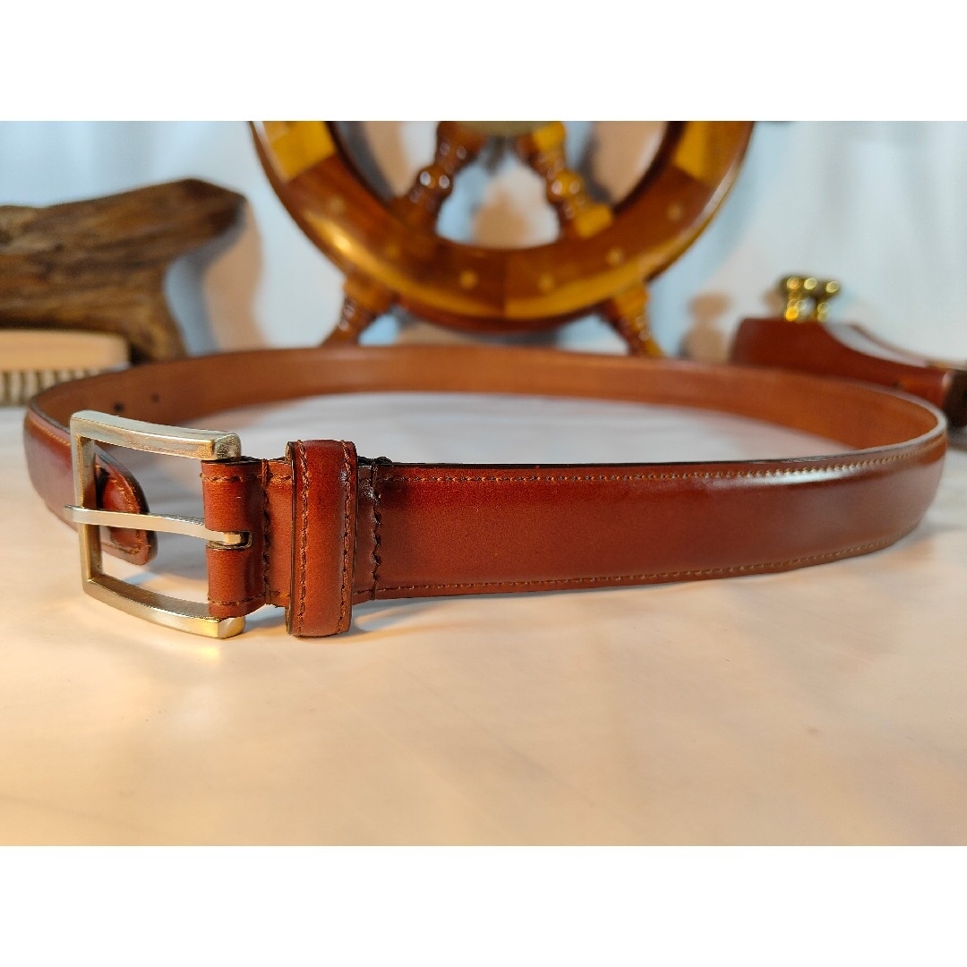 BEAMS - 【シェルコードバン】BEAMS ウイスキー艶馬革 高級 BEAMS - 【シェルコードバン】BEAMS ウイスキー艶馬革 高級