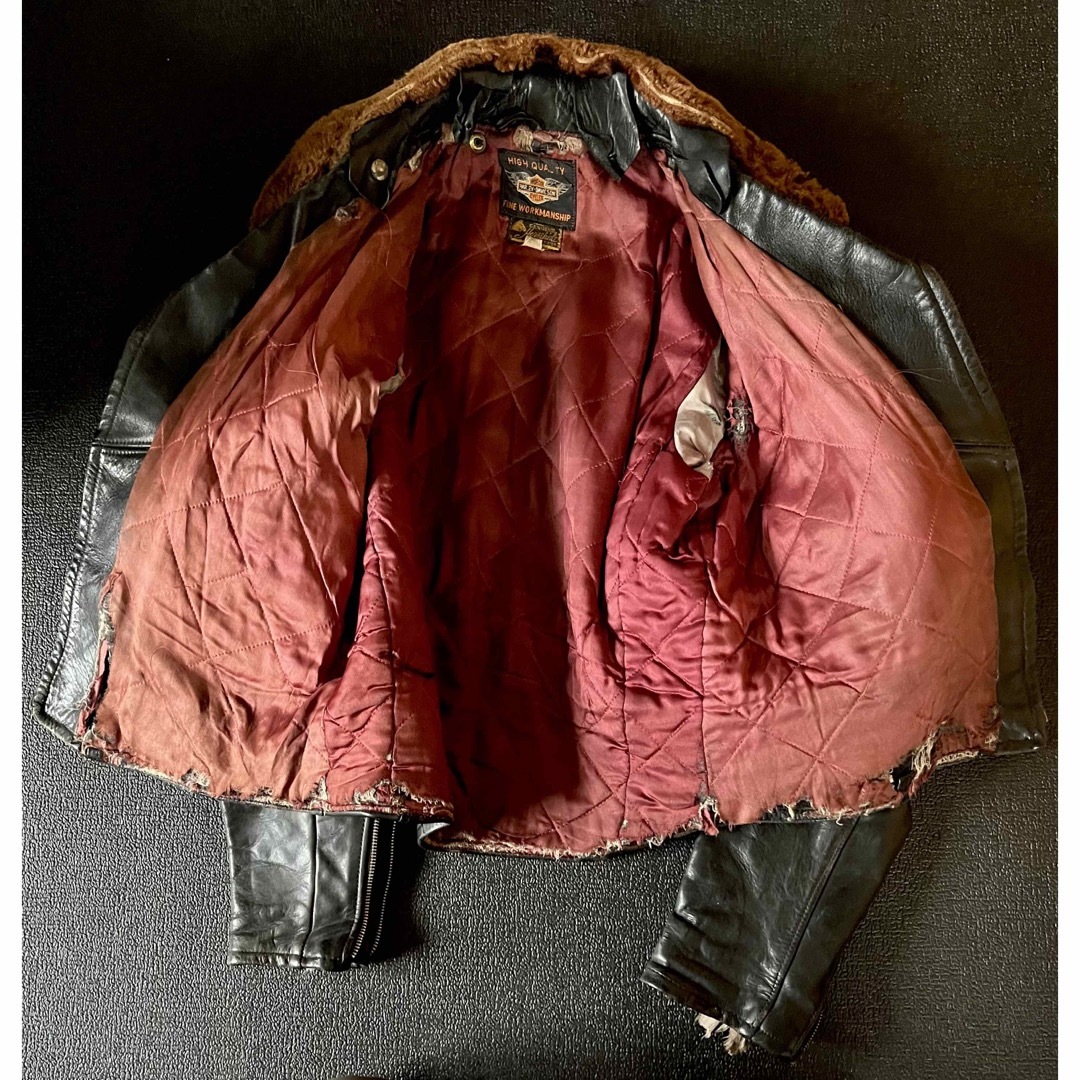 Harley Davidson - 50s HARLEYDAVIDSON CYCLECHAMPライダース Harley Davidson - 50s HARLEYDAVIDSON CYCLECHAMPライダース