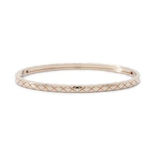 CHANEL - CHANEL バングル ココマーク ラインストーン メッキ CHANEL - CHANEL バングル ココマーク ラインストーン メッキ
