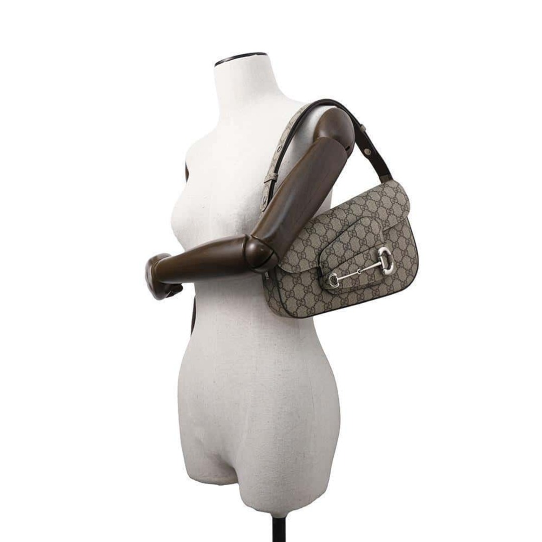 GUCCI - グッチ ショルダーバッグ ホースビット 1955 GG GUCCI - グッチ ショルダーバッグ ホースビット 1955 GG
