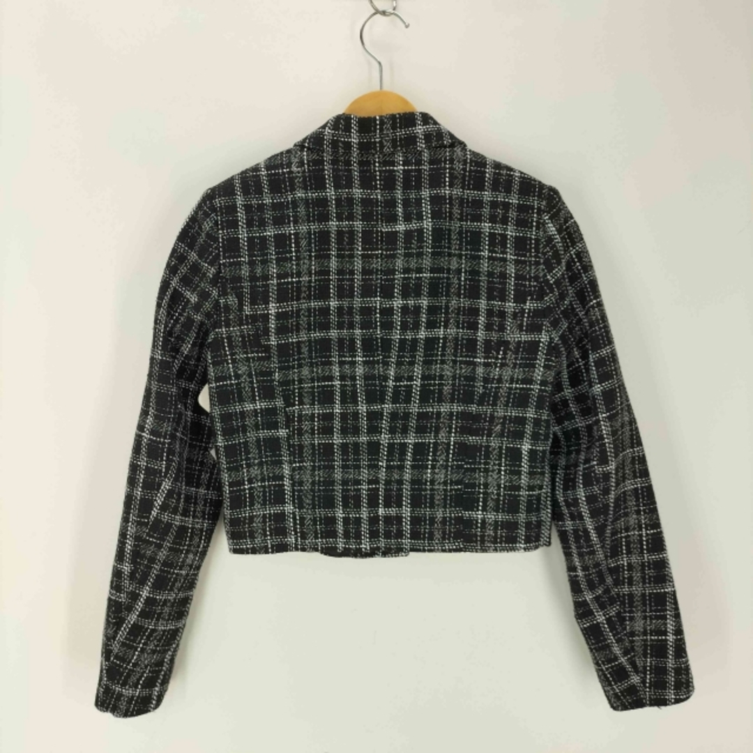 ZARA - ZARA(ザラ) Tweed Shorts jacket レディース アウターの ZARA - ZARA(ザラ) Tweed Shorts jacket レディース アウターの