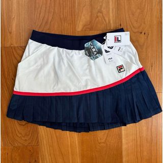 FILA - 【フィラゴルフ】半袖 ポロ ワンピース プリーツ FILA - 【フィラゴルフ】半袖 ポロ ワンピース プリーツ