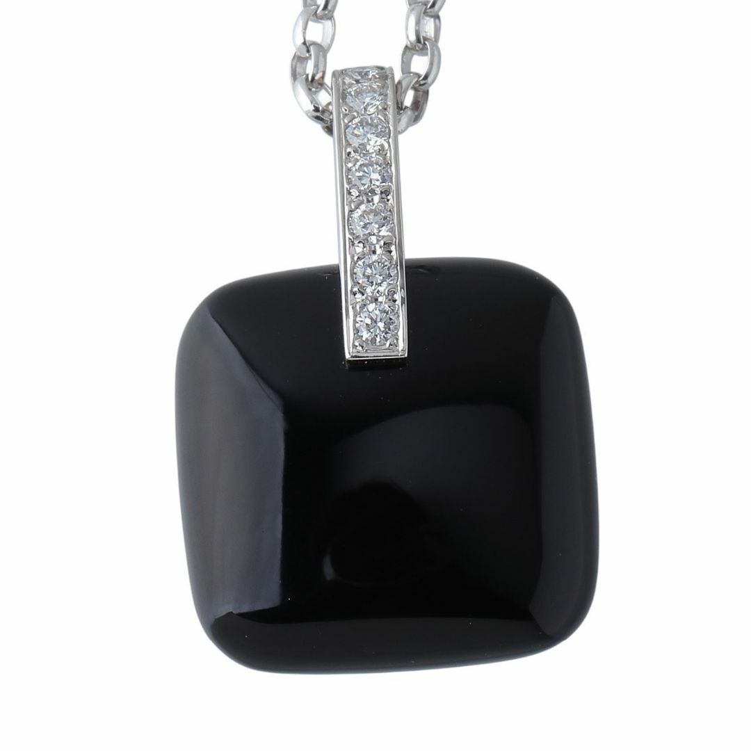 MIKIMOTO - ミキモト オニキス ダイヤ ネックレス ダイヤ0.09ct MIKIMOTO - ミキモト オニキス ダイヤ ネックレス ダイヤ0.09ct