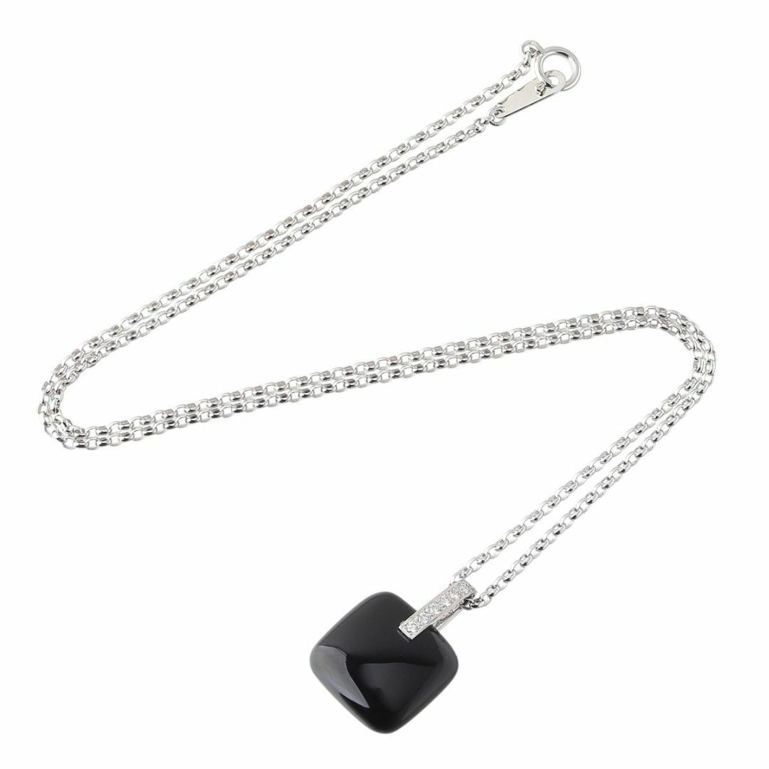 MIKIMOTO - ミキモト オニキス ダイヤ ネックレス ダイヤ0.09ct MIKIMOTO - ミキモト オニキス ダイヤ ネックレス ダイヤ0.09ct