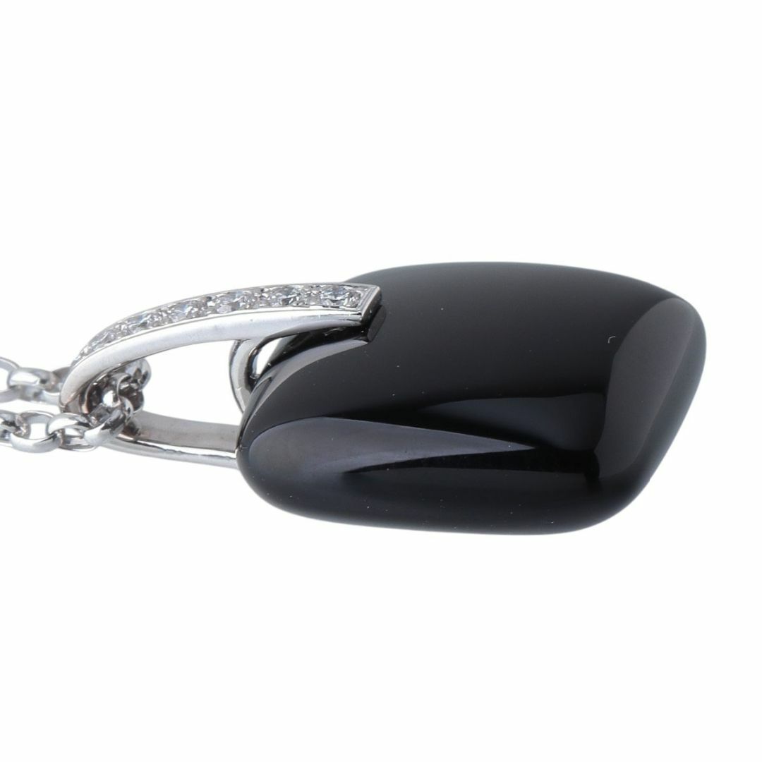 MIKIMOTO - ミキモト オニキス ダイヤ ネックレス ダイヤ0.09ct MIKIMOTO - ミキモト オニキス ダイヤ ネックレス ダイヤ0.09ct