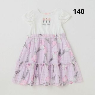 mezzo piano - メゾピアノ Barbieコラボワンピース 120㎝の通販 mezzo piano - メゾピアノ Barbieコラボワンピース 120㎝の通販