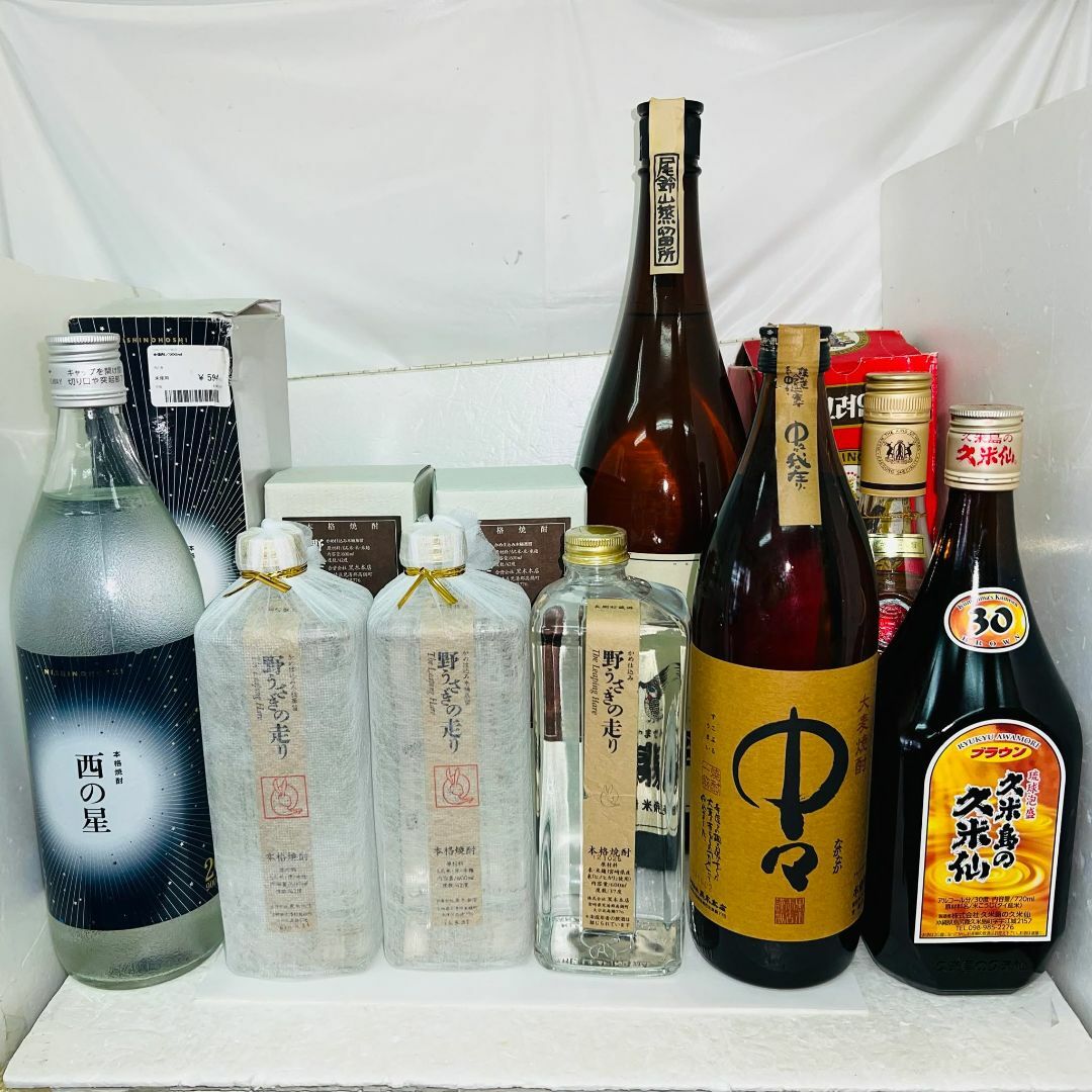 未開栓☆焼酎☆8本セット☆野うさぎの走り 3本☆中々☆久米仙 未開栓☆焼酎☆8本セット☆野うさぎの走り 3本☆中々☆久米仙