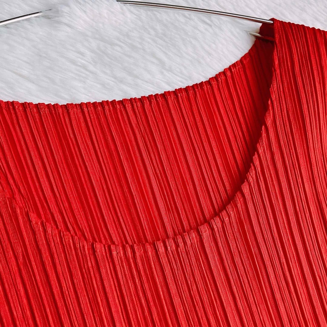 PLEATS PLEASE ISSEYMIYAKE☆プリーツ切替え フレアワンピ