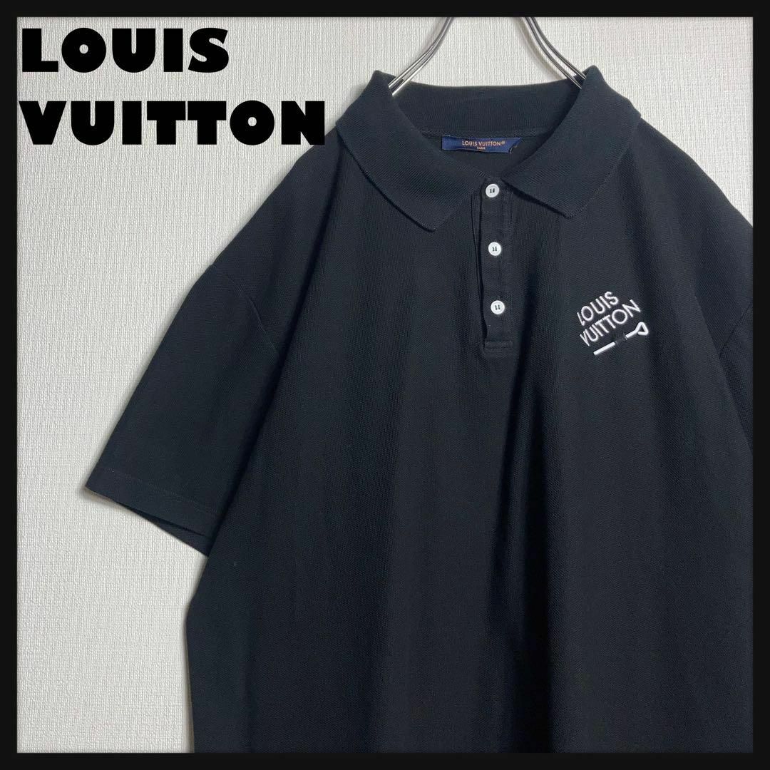 LOUIS VUITTON - 【大きめ2XLサイズ】Louis Vuitton ポロシャツ LOUIS VUITTON - 【大きめ2XLサイズ】Louis Vuitton ポロシャツ